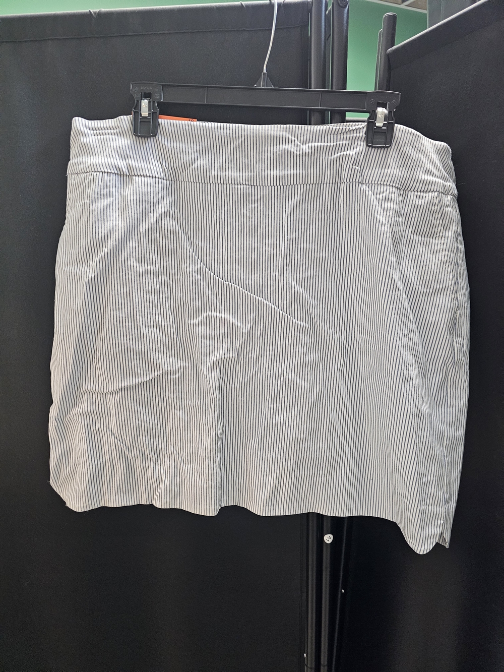 Striped White and Black Women’s Skirt